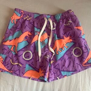 Chubbies Boys Swim size Small, Dino